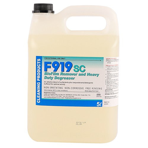 F919SC Heavy Duty Degreaser 5000ml