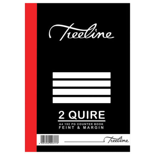 A4 Treeline Book 192 Page 2 Quire Feint 1