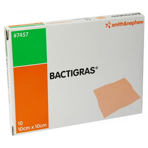 Bactigras Dressing 100X100mm 10