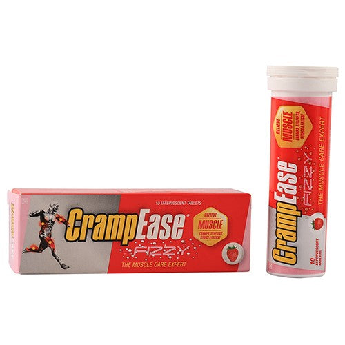 Crampease Fizzy Effervesecent Tablets 10 Strawberry