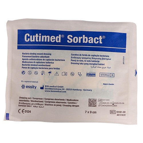Cutimed Sorbact Dressing Pads 7 X 9cm 40