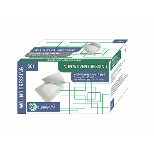 Dressing Non Woven & Pad Clinihealth 10X20cm 50