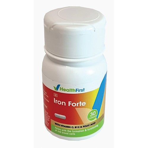 Health First Iron Forte Supplement Capsules 30