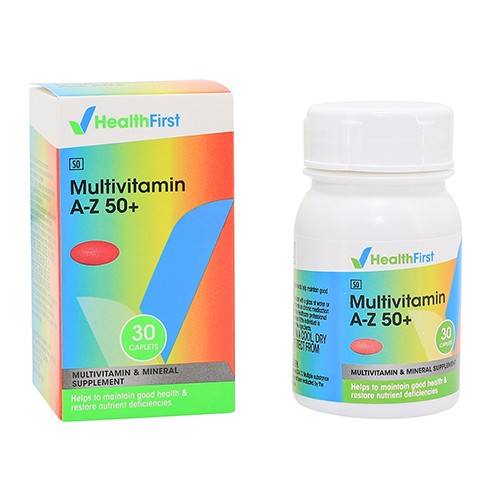 Health First Multivitamin AZ 50+ 30 Capsules Cura Pharm