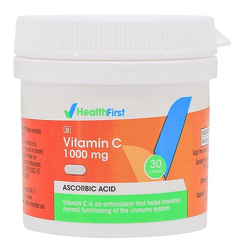 Health First Vitamin C 1000mg 30 Caplets