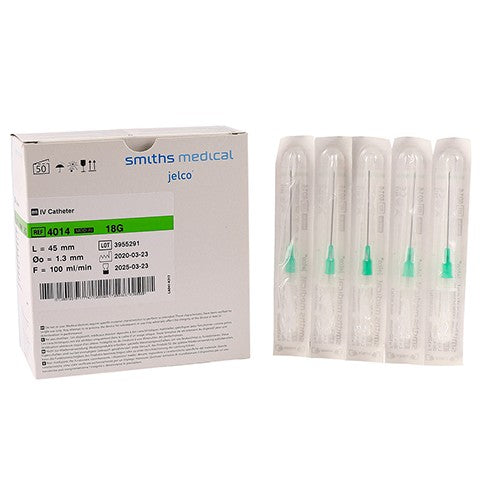 Jelco Clear 18G Green 50