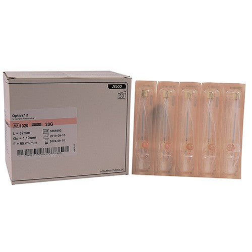 Jelco Optiva 2 20Gx32mm Pink 50