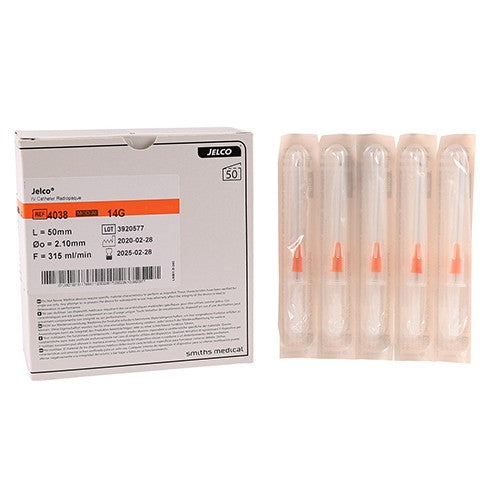 Jelco Radiopaque 14G Orange 50