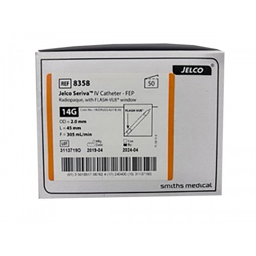 Jelco Seriva FEP 14G X 45mm 50