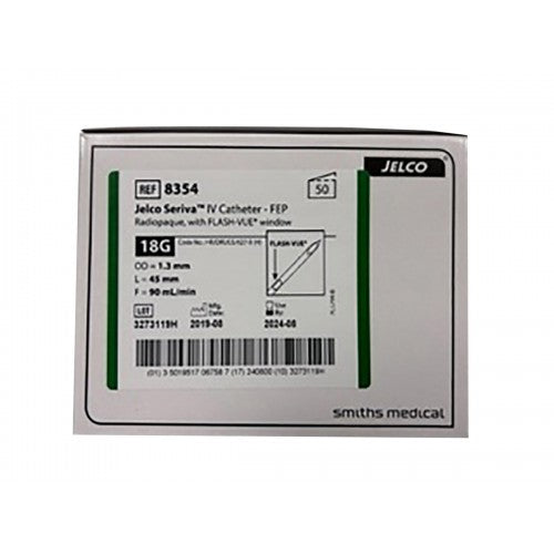 Jelco Seriva FEP 18G X45mm 50