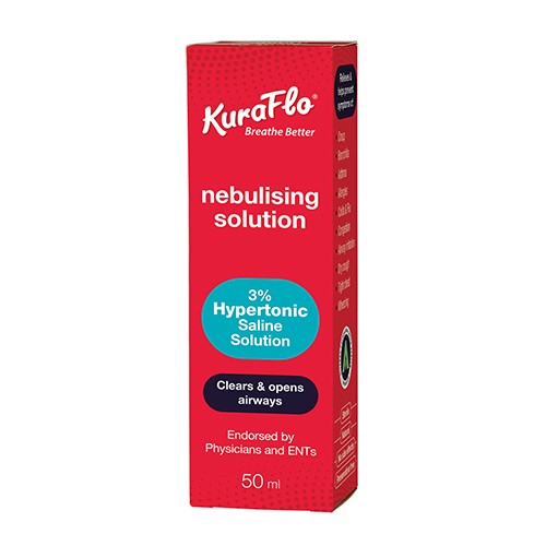 Kuraflo Nebulising Solution 3% Hypertonic 50ml