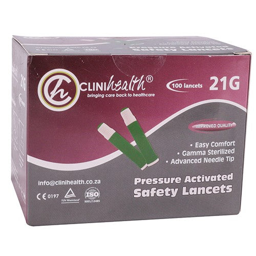 Lancet Safety Clinihealth 21G 100