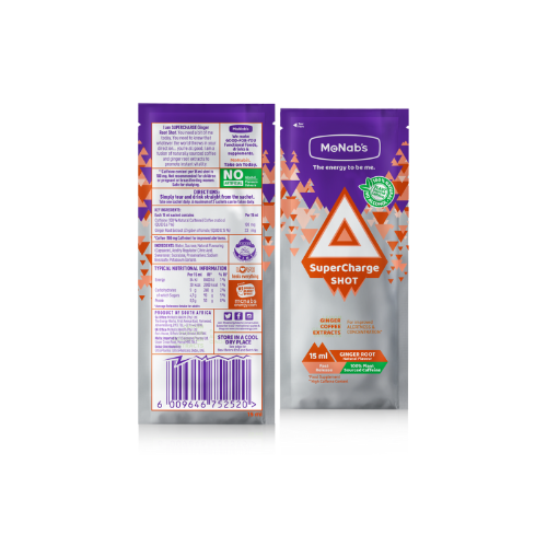 Mcnabs Supercharge Liquid Ginger Sachet 48