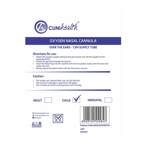 Nasal Cannula- Child Clinihealth 1