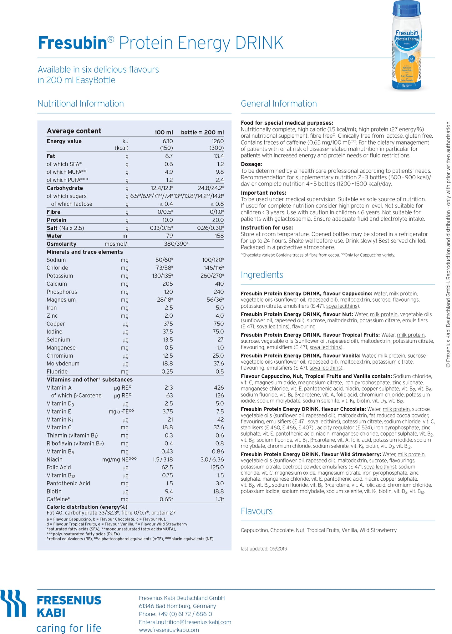 Fresubin Protein Energy Wild Strawberry 200ml