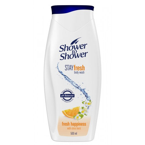 Shower To Shower Gel Fresh Happiness 500ml Cura Pharm