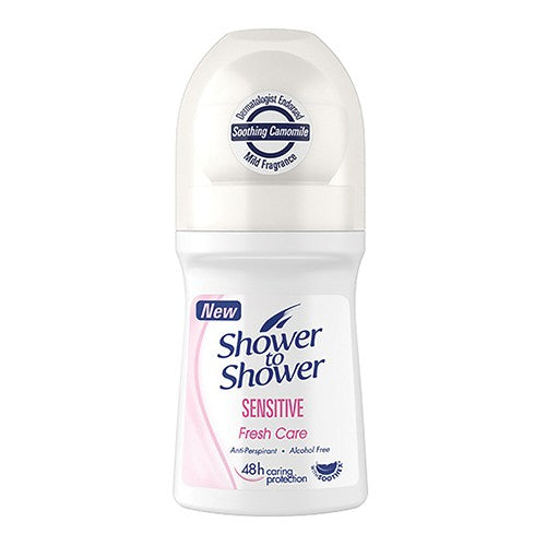 Shower To Shower Roll On Sensitive 50ml