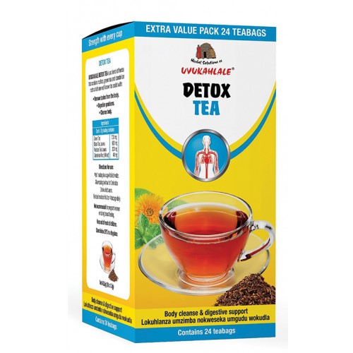 Uvukahlale Detox Tea 24 Tea Bags – Cura Pharm