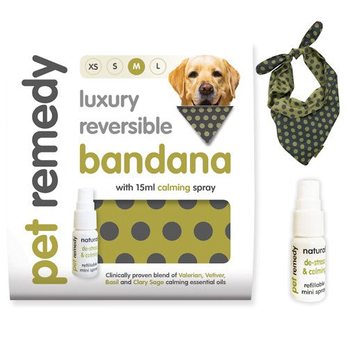 Pet Remedy Bandana Medium+15ml Spray Kyron 1