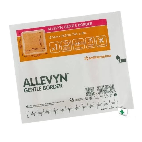 Allevyn Gentle Border 12.5 X 12.5cm 1