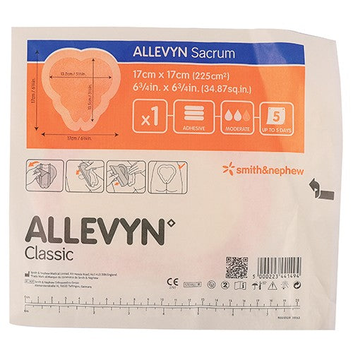Allevyn Sacrum Small Dressing 17 X 17cm 1 Cura Pharm Allevyn Sacrum Small Dressing 17 X 17cm 1 Cura Pharm