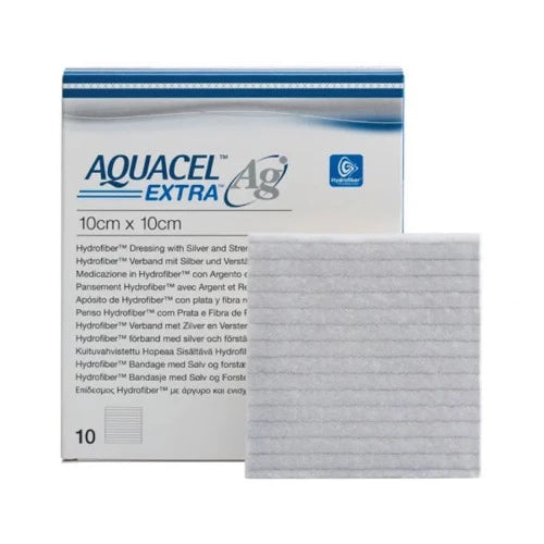 Aquacel Ag+ Extra 10 X 10cm Silver Dressing 10