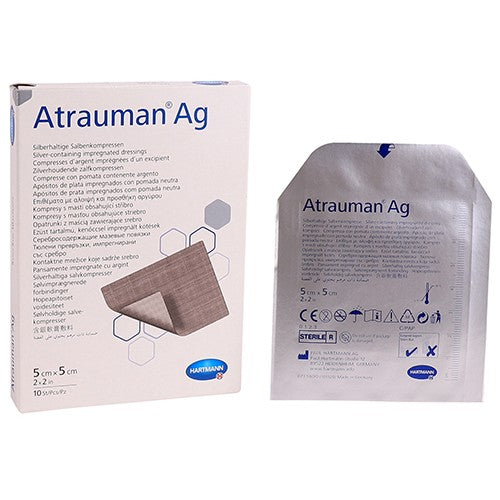 Atrauman Ag Non Adhesive 5X5cm 10
