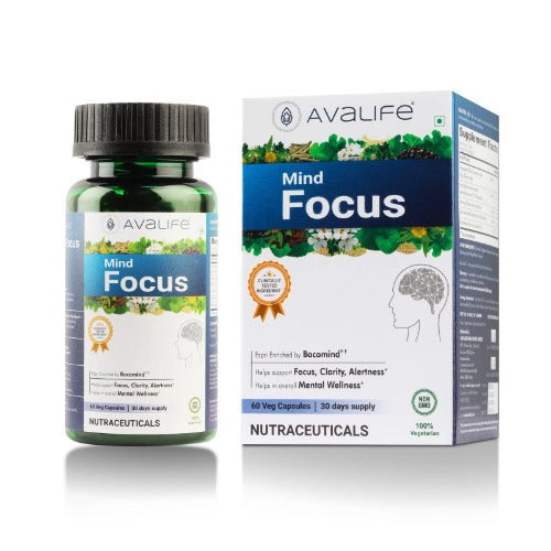 Avalife Mind Focus Capsules 60 Expiry04/2025