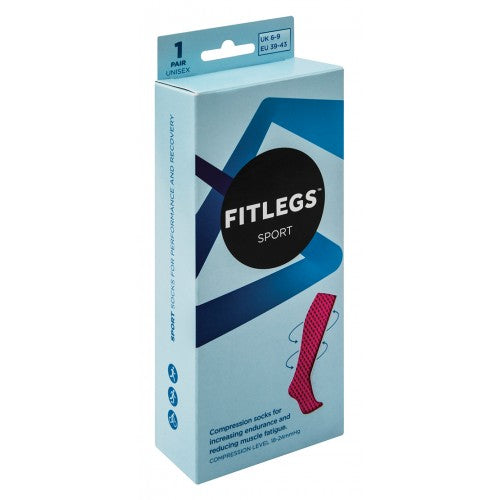 Compression Socks Sport Pink Size 6-9 – Cura Pharm