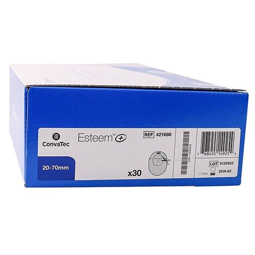 Convatec 421686 One-Piece Stoma Bag 30 Esteem