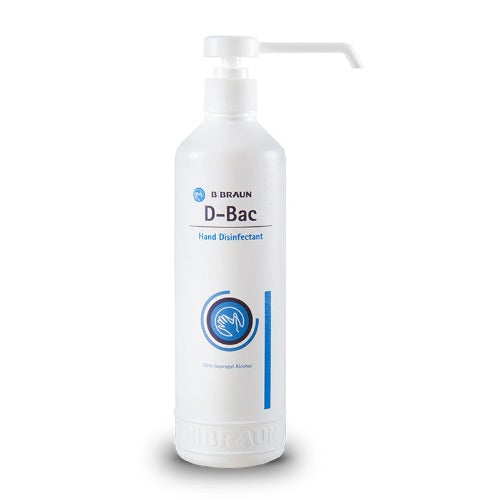 D-Bac Alcohol Rub 500ml With Pump Braun 1