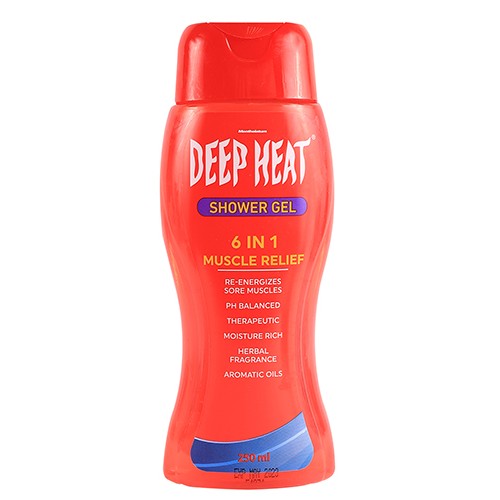 Deep Heat Shower Gel 250ml