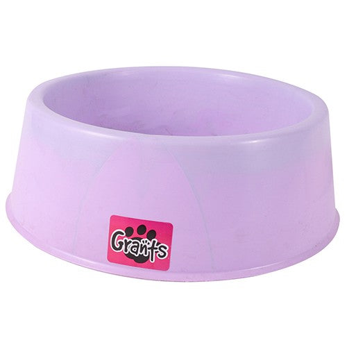 Dog Bowl Plastic Xlarge Assorted 1