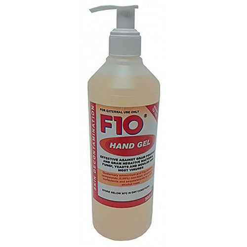 F10 Hand Gel 500ml +Pump