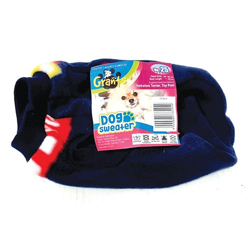 Grants Dog Fleecy Sweater No25 Assorted
