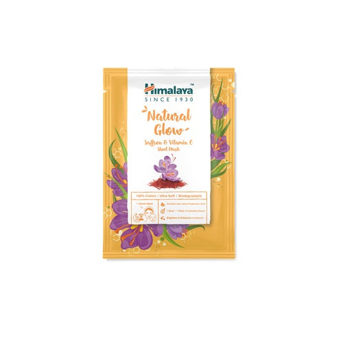 Himalaya Natural Glow Saffron & Vitamin C Sheet Mask