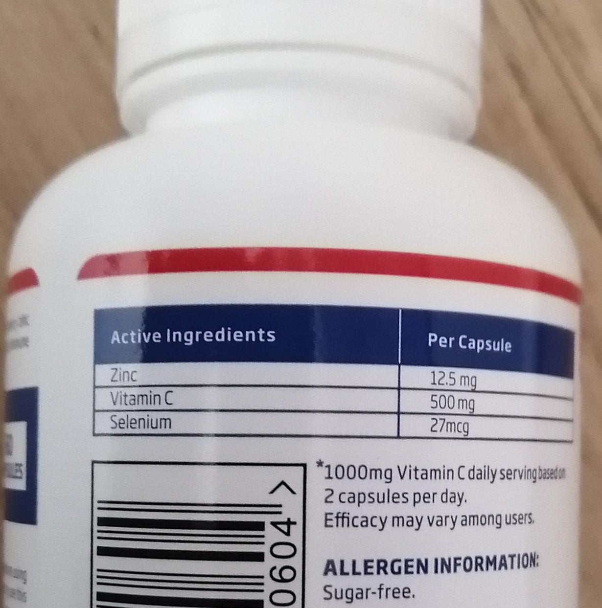 Premium Zinc with Vitamin C and Selenium 60 Capsules