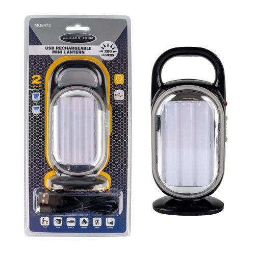 Leisure Quip Usb Rechargable Lantern 200 Lumens