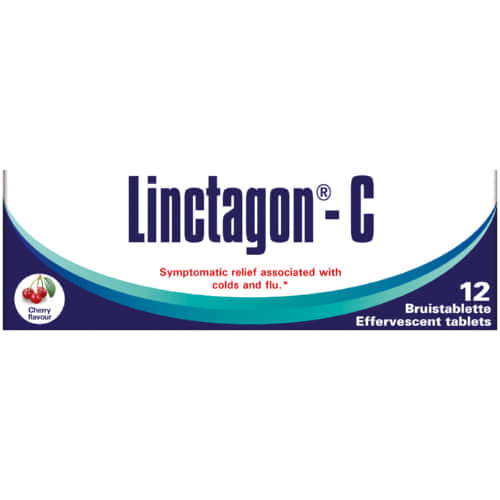 Linctagon C Effervescent Cherry 12 Tablets
