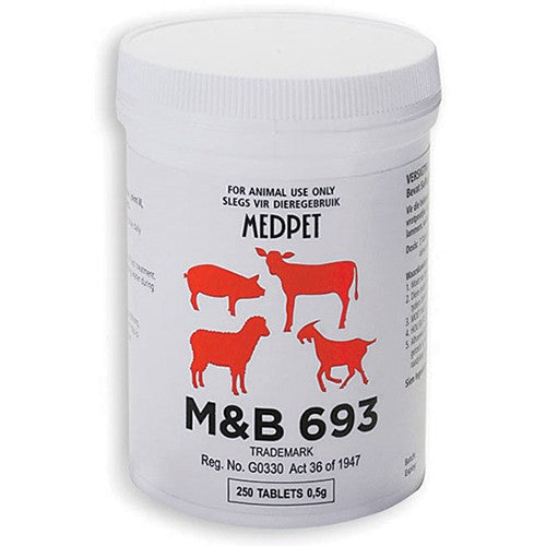 Medpet M&B 693 0.5g 50 Tablets