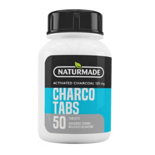 Naturmade Activated Charcoal Tablets 50
