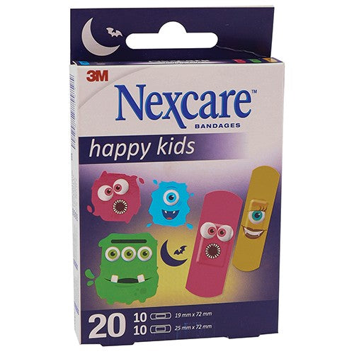 Nexcare Happy Kids Plasters Monsters 20