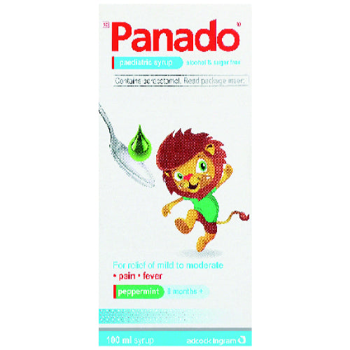 Panado Paediatric Syrup 100ml Alcohol & Sugar Free