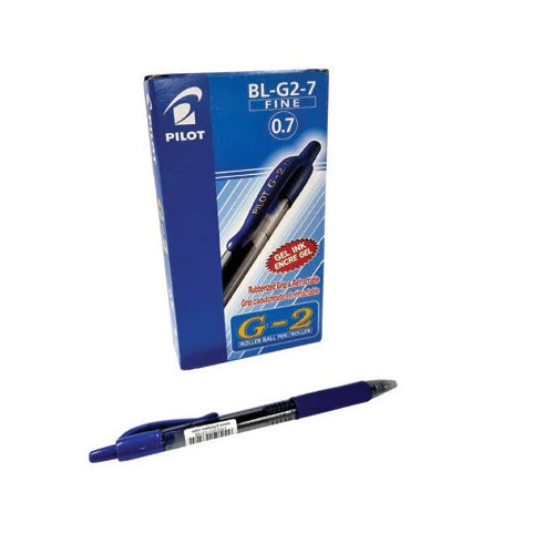 Pen Gel Rollerball Blue Pilot Blg27 12