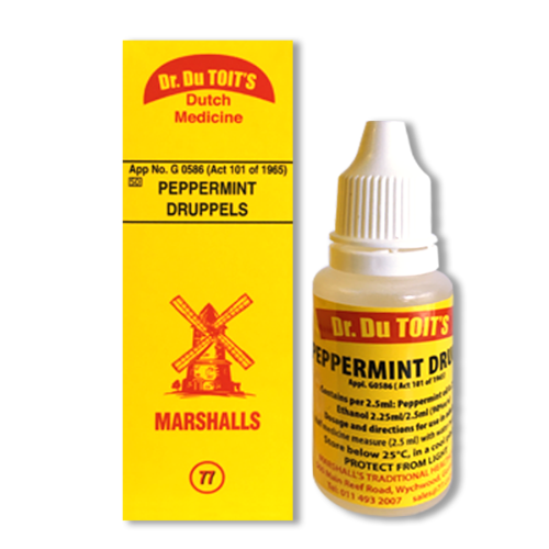 Peppermint Druppels Marshalls 20ml
