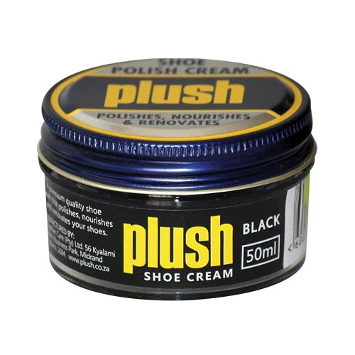 Plush Shoe Cream Black 50ml