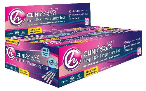 Pregnancy Test Strips Clinihealth 100