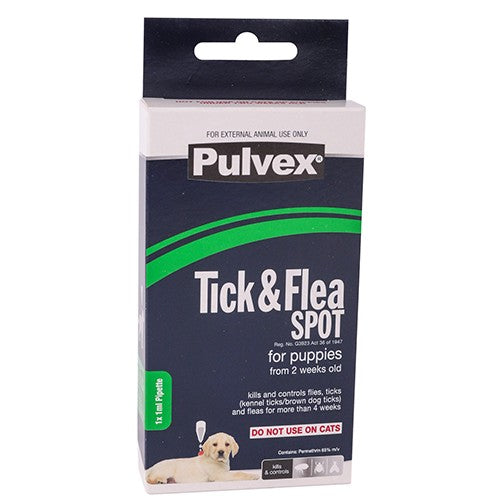 Pulvex Tick & Flea Spot Puppy 1ml 1
