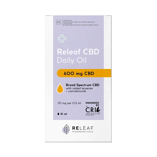 Releaf CBD Daily Oil 600mg 15ml
