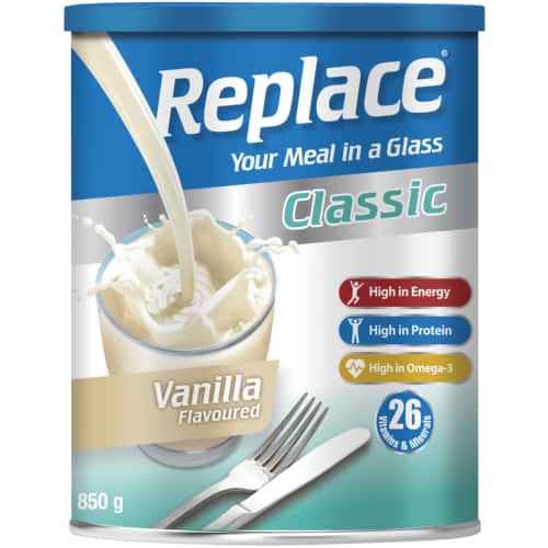 Replace Classic Vanilla 850g